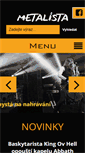 Mobile Screenshot of metalista.cz